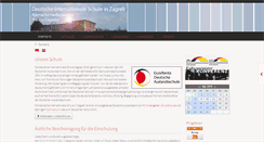 Desktop Screenshot of deutscheschule.hr