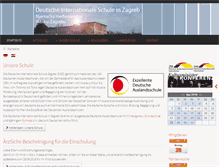 Tablet Screenshot of deutscheschule.hr